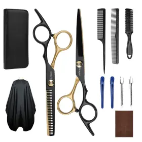 Xk69-1 Genpai Professional Hair Cutting Scissors Kit Stainless Steel Shears Barber