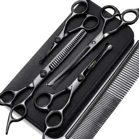 66-ku00-ykqq Gimars 7inch Professional 4cr Stainless Steel 6 In Black 1