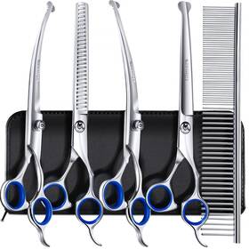 Gimars Xmjtz02 7.0in Professional 4cr Stainless Steel Safety Round Blue 7inch 6 In 1