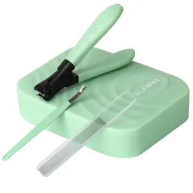 Gl-072 Glamne Nail Clippers For Thick Nails With Catcher Wide Jaw Fingernail And Toenail C