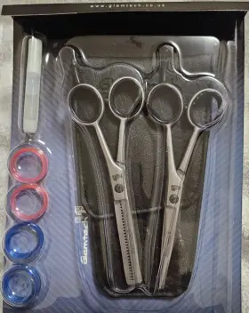 Bn11 Glamtech 060143203350 One Professional 6 Inch Scissors And 5.5 Thinner Set Stainless Steel
