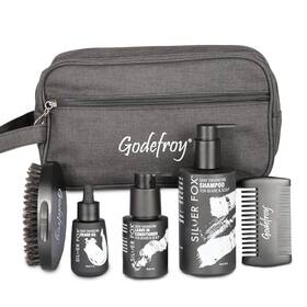 Godefroy 2207 Silver Fox Complete Mens Grooming Collection Beard And Mustache Ca