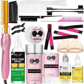Goiple Comb-1pc Electric Hot Comb Hair Straightener Heat Pressing Combs Ceramic Curling Flat