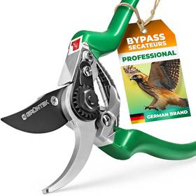 GrÜ Ntek 045361082155 Professional Bypass Pruning Shears Ergonomic Garden Scissor
