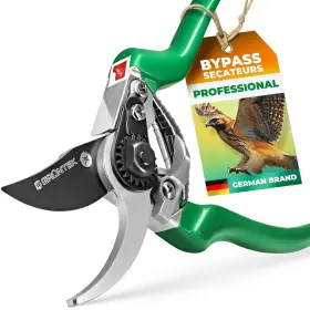 GrÜ Ntek 045361082155 Professional Bypass Pruning Shears Ergonomic Garden Scissor