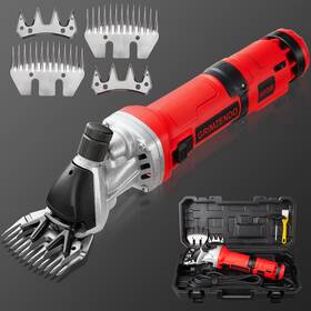 Grimzendo Ymj-red1 Sheep Shears 600w Electric Clippers Professional 6 Speed Heavy Duty L