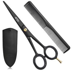 Gtex Hds-b1 Hair Scissors 6.5 Inch Black Professional Cutting For Wom