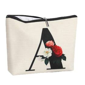 Gyflo Glb-262611 Personalized Initial Makeup Bag For Women Monogram Cosmetic Birthday Gi