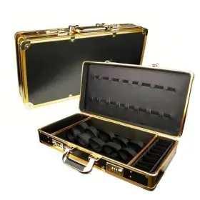 Gykle 807197579322 Professional Barber Supplies Case Cases For Clippers And Gold-black