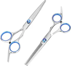 Hachacha 445034477443 Tijeras Para Cortar Estilizar Cabello Profesionales Barber A Acero Alta Calida