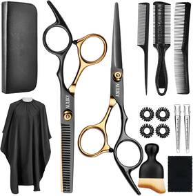 Hair Cutting Scissors Shears Kits 313102567525 15 Pcs Professional Hairdressing Set
