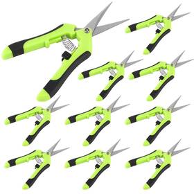 Hakzeon 796062154019 10 Pack 6.5 Inch Professional Bud Trimming Scissors Stainless Steel M