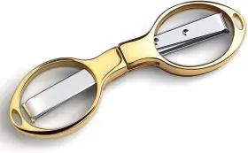 Fs-08 Haligily Mini Folding Scissor Carbon Stainless Steel Retractable 1-piece