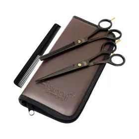 Hs-12 Harrys Supplies Hair Cutting Scissors Razor Edge Set Harry S 7 Inch Professional Barbe Hs-12 Harrys Supplies Hair Cutting Scissors Razor Edge Set Harry S 7 Inch Professional Barbe