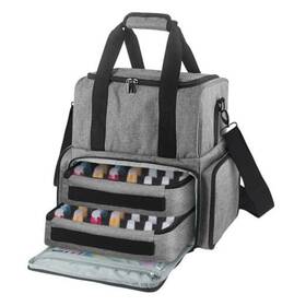Harvmax Nailpolishorganizer000 Nail Polish Organizer Case Kit Bag Holds 70 Bottles 2 Removable