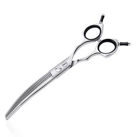 Hashimoto B24t-7.0 Curved Thinning Shears For Dogs Dog Groo