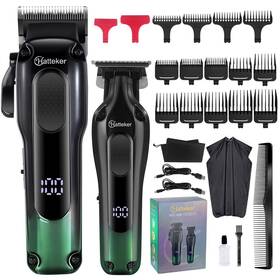 Hatteker De-656 Hair Clippers For Men Professional And Trimmers Set T-blade