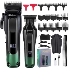 De-656 Hatteker Hair Clippers For Men Professional And Trimmers Set T-blade