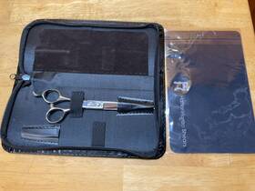 Hattori Hanzo Hh-22 6.5 Inch Tenshi Shears With Case And Chamois