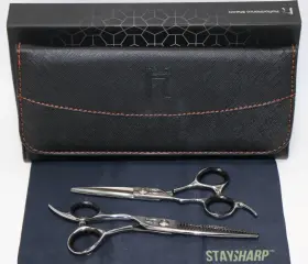 Hh-2t Hattori Hanzo 6.0 Inch Hiramei Lh Texturizer With Hh-2 5.0 Kae Waza Shears