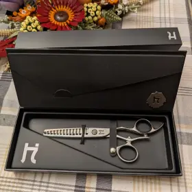 Hh313t Hattori Hanzo Hanashi Aru Swivel Texture Shears Right-handed 6 Inch