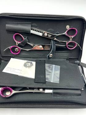 Hattori Hanzo Hht-14t 4pc Shear Set Hh-v 6.5 5.0 Hh-13t 6.0 With Case Right Hand