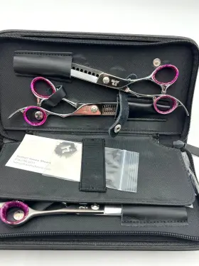 Hht-14t Hattori Hanzo 4pc Shear Set Hh-v 6.5 5.0 Hh-13t 6.0 With Case Right Hand