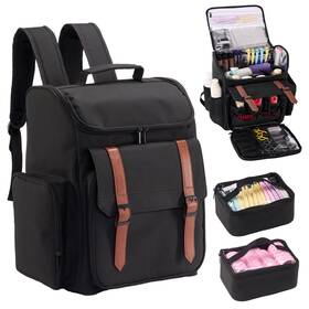 Hautton Ht-08366605 Traveling Barber Bag Large Capacity Travel Hairdresser Case With Sho