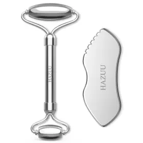Jgs-1 Hazuu Stainless Steel Gua Sha And Face Rollers - Metal Roller For Eyes Neck Anti-a Jgs-1 Hazuu Stainless Steel Gua Sha And Face Rollers - Metal Roller For Eyes Neck Anti-a