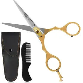 Hb Dot 744553372688 Professional Mustache Scissors 5.5 Inches And Beard