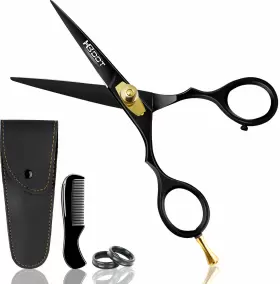 Hb Dot 821555031307 5.5 Inch Professional Beard Scissors And Mustache 100% German Stainless S