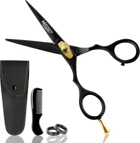 Hb-104 Hb Dot 5.5 Inch Professional Beard Scissors And Mustache 100% German Stainless Stee
