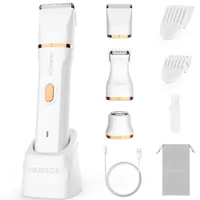 Bt5002 Hebeca Bikini Trimmer For Women 3in1 Electric Razor With Facial Trimmers