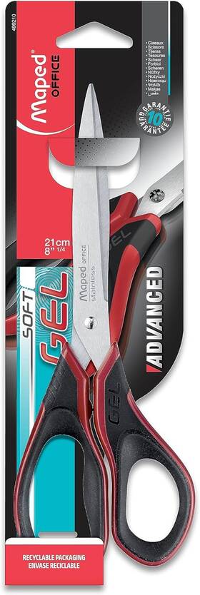 Helix Usa 499210 Multi-purpose Soft Gel Scissors Adult 8.25 Inch Right And Left Handed