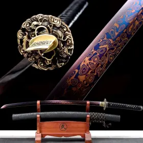 1095 Hero Sword 789049811401 Handmade Authentic High Carbon Steel Japanese Samurai Full Tang Re