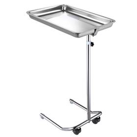 Heyjiayu 38mys002 Mayo Stainless Steel Tray Rolling Adjustable Height Medical Salon Equi