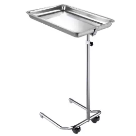 38mys002 Heyjiayu Mayo Stainless Steel Tray Rolling Adjustable Height Medical Salon Equi