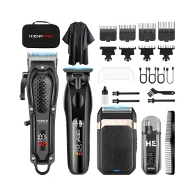 B001 Hiena Pro 212 046 814 Hair Clippers For Men Professional Cordless Barber Clipper And T-bla... Fast Ship