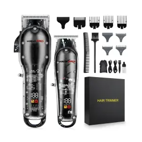 Hiena Pro 718387931298 Hair Clippers For Men Professional Cordless Rechargeable T Liner T... Fast Ship