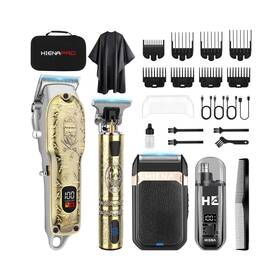 Hiena Pro Gx818 046 814/303/313 B001 Hair Clippers For Men Professional Cordless Barber Clipper And T-b... Fast Ship