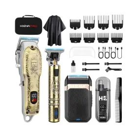 Gx818 Hiena Pro 046 814/303/313 B001 Hair Clippers For Men Professional Cordless Barber Clipper And T-b... Fast Ship
