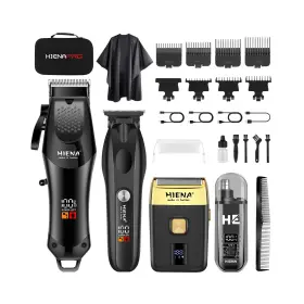 Hyn-b271 Hiena Pro B046 B823 B001 Professional Hair Clipper Set For Men Cordless Barber Clippers Set... Fast Ship
