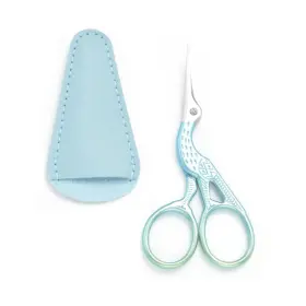 Hsw030s Highsoner Wave Vintage Embroidery Scissors 3.6 Inch Green Stainless Steel Perfect For Ne