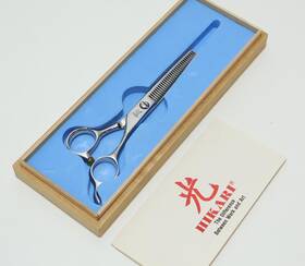 Hikari 6032 6 Inch Right-handed Offset Texturizer Shears Scissors Japan - Used