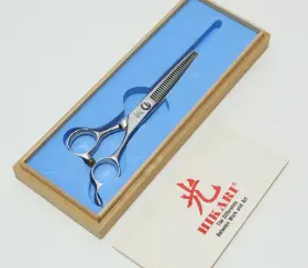 6032 Hikari 6 Inch Right-handed Offset Texturizer Shears Scissors Japan - Used