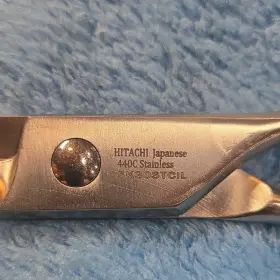 Sk30stcil Hitachi Nikko 6 In Japanese 440c Stainless Steel Thinning Shears Silver