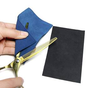 Honey Joy 060874906261 Hairdressing Scissor Cleaning Cloth Real Leahter Stylist Grooming Scissors