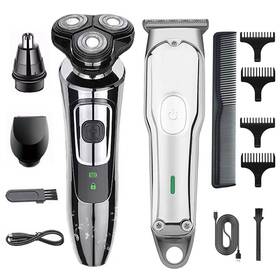 Hplrzxi 760701240980 Men S Grooming Kit Professional Cordless Hair Clippers And Electric Shaver