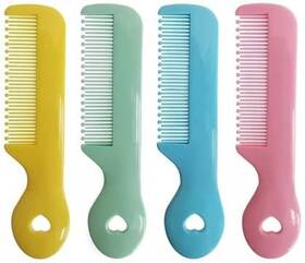 Htppzjr 772060137568 Pack Of 4 Round Tip Bristles Baby Cute Comb Grooming For Sensitive Scalp