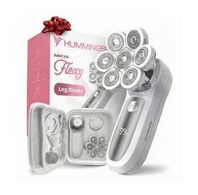 Hummingbird Hbrs-004-wht Flexy Electric Razors For Women Cordless Rechargeable Waterp